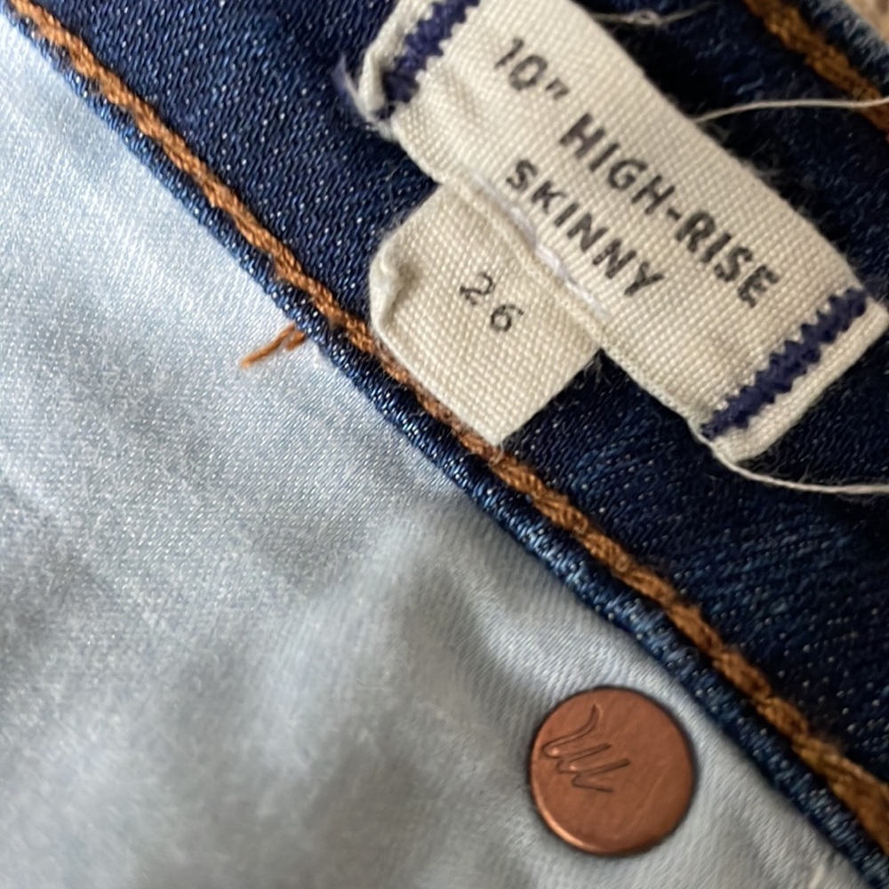 Madewell High Rise Skinny Jean - Picture 5 of 9